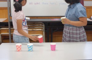 小学校高学年の様子（こども英会話　尾張旭）