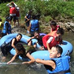 River rafting in Gifu  Prefecture.