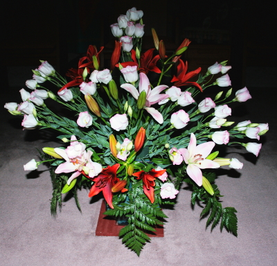 祭壇の花