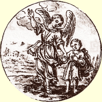 ロザリオの祈り銅版画 パッサカリア (守護天使)