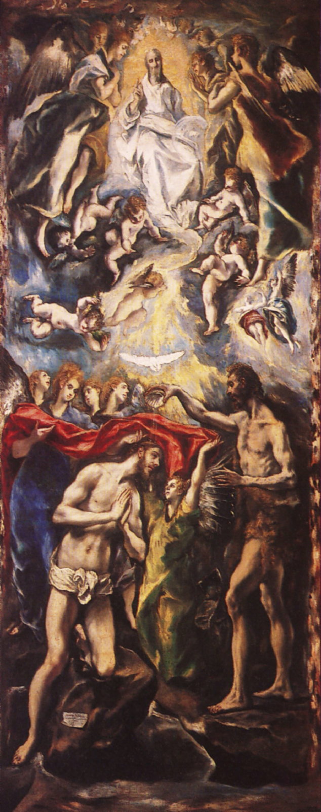 絵画の写真「キリストの洗礼」