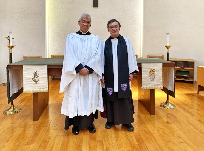 福永澄 聖職候補生志願者の聖公会神学院入学式の写真