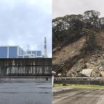 震災後の志賀原発と珠洲