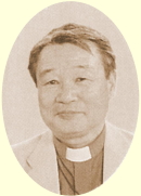 竹田 眞 主教の管理牧師当時の写真