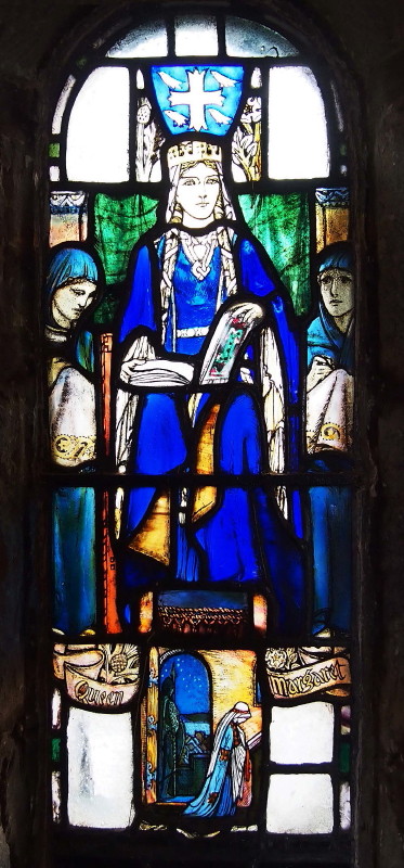 聖マーガレットのステンドグラスの写真